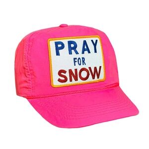 Aviator Nation Bright Pink 'Pray for Snow' Cap